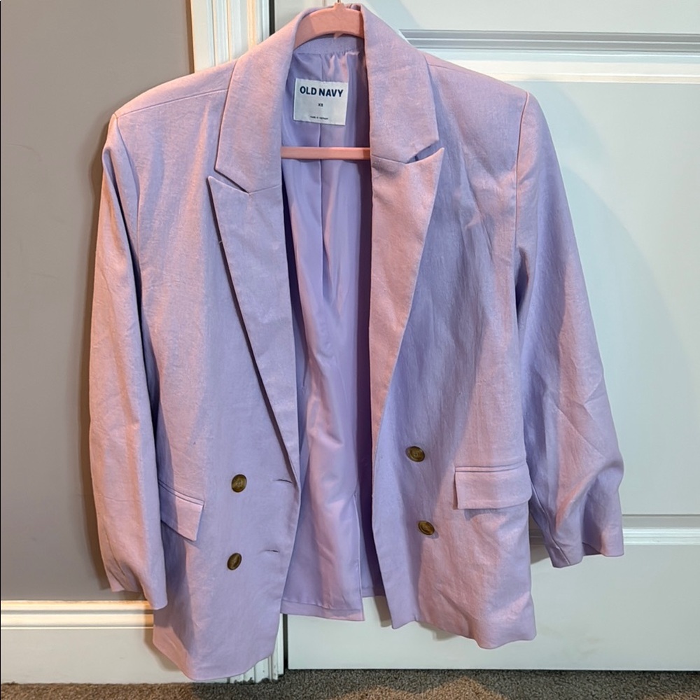 Old Navy Women's Lavender Blazer